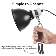 BOEESPAT clamp fixture ball joint enables adjustable heat direction for reptiles