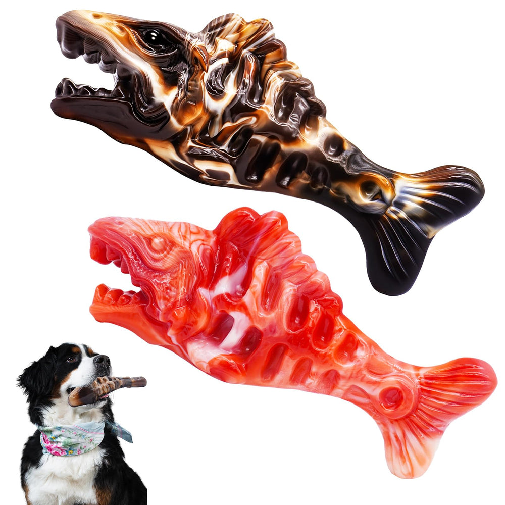 BoYoYo Tough Dog Toy 2-Pack beef flavor for aggressive chewers.