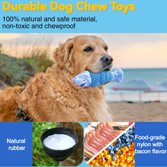 BoYoYo Tough Dog Toy rubber texture aids dental cleaning during chewy playtime