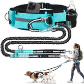 BONDESIR waist belt two dogs enables hands-free control during calm, controlled walks.