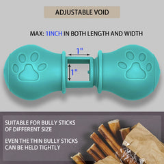 BoniVet bully-stick holder green large easy twist design for quick setup