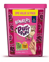 Bonkers Purrpops epic value pack shown with resealable container for freshness and quick rewards