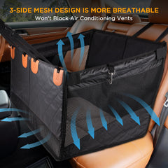 BONTHEE dog hammock full wrap design creating a flat travel surface