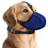 BONTHEE dog muzzle with soft breathable mesh offers comfortable all-day wear.