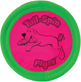 Booda Tail-Spin Flyer in air for energetic fetch play