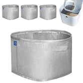 BoomBa Mod Kat Type A liner in litter box with secure fit to prevent leaks.