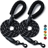BOOMIBOO two-pack dog leash shows strong rope for durable daily walks