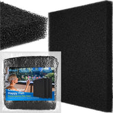 Borlech aquarium filter sponge pad full view showing filtration-ready surface for clear water.