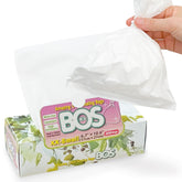 BOS Amazing Odor Sealing Bags box closed for convenient disposal