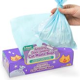 BOS odor-sealing bags dispensed from a compact box for quick use