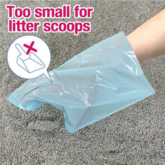 BOS unscented light-blue bags help avoid masking odors during disposal