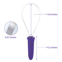 BOTH WINNERS soft-touch purple grip provides comfortable, non-slip handling.
