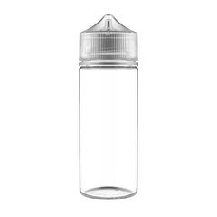 Bottles Chubby Gorilla 120ml unicorn clear bottle front for precise e-liquid pouring.
