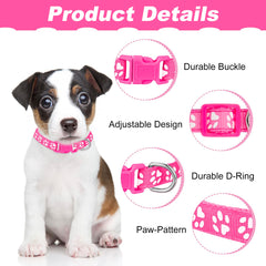 BOUMUSOE puppy collars soft-nylon texture emphasizes gentle wear for sensitive puppies.