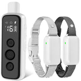 BOUSNIC dual-channel remote collar enables training two dogs up to 1000ft