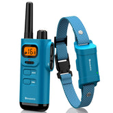 BOUSNIC dog shock collar remote demonstrates long-range training effectiveness in yards and parks