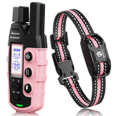 Bousnic dog shock collar remote shown for long-range training up to 3300 feet.