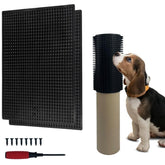 BOUTICOL soft itch relief pad on wall offers back comfort and scratch relief for dogs