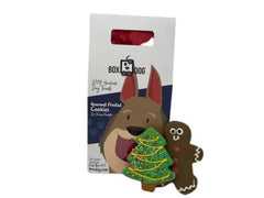 BoxDog Christmas cookies ingredients close-up highlights a simple five-ingredient recipe dogs can enjoy.
