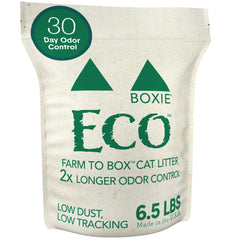 Boxiecat Eco Farm to Box packaging highlights recyclable materials for eco-conscious homes.