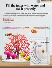boxtech Aquarium Marine Test automatic-level design supports consistent measurements