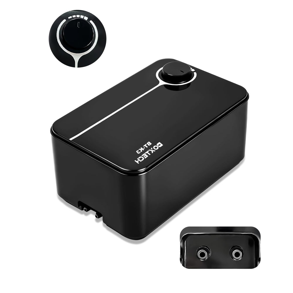 Boxtech Aquarium Ultra-Quiet Air Pump front view showing compact, silent design for peaceful tanks