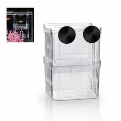 boxtech breeding box fish tank hatchery shows clear visibility for fry care and safe isolation