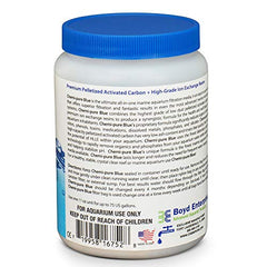Boyd Chemi-Pure Blue media bag highlighting premium carbon and ion-exchange resins.