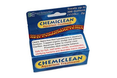 Boyd Chemiclean 2g shows cyanobacteria removal for clearer water in tanks.