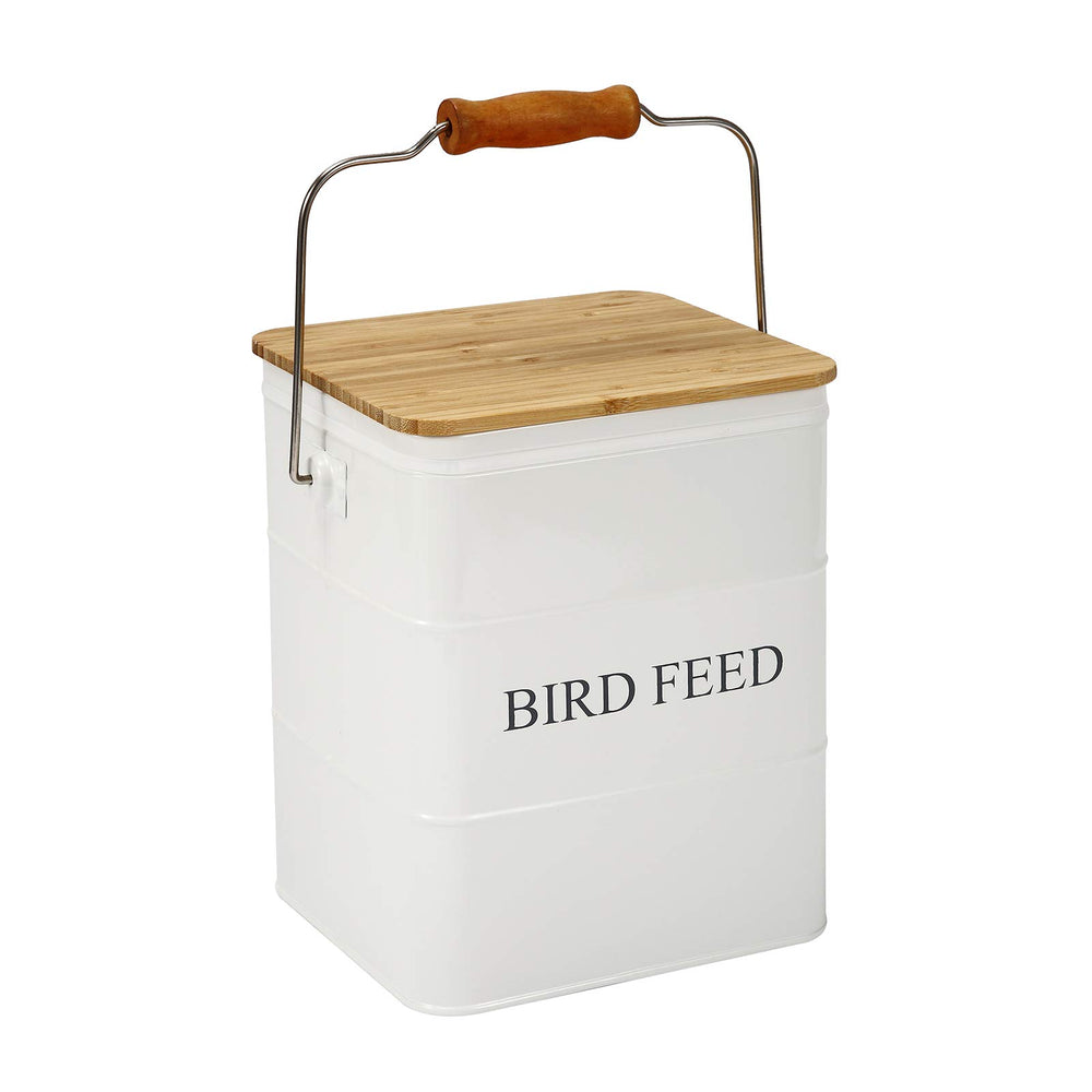 Brabtod bird seeds container lid preserves freshness with airtight seal
