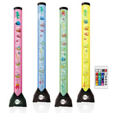 Brewish 4FT sensory LED water bubble tube, front view, ideal for ambient lighting.