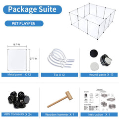 BRIAN & DANY playpen assembly ease shows quick setup for portable indoor play