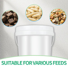 Briidea anti-clog dispensing mechanism keeps pellets flowing smoothly in damp conditions.