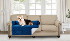 Brilliant Sunshine bed mat with double-diamond quilting elevates decor while shielding furniture.