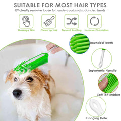 BRILLIRARE ergonomic non-slip handle ensures secure grip during grooming