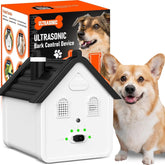 BrilStar Anti Barking Device front view with compact weatherproof housing for indoor and outdoor use.