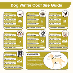 BRKURLEG dog winter jacket built-in harness for quick leash attachment