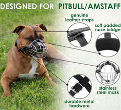 BRONZEDOG stainless steel construction durable muzzle