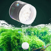 Brrnoo 120-pcs CO2 tablet packaging demonstrates an eco-friendly planted aquarium kit
