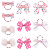 Bruislard dog hair bow sakura pink pack adds cute daily styling for pets.