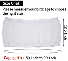 BSBMIEQM seed catcher guard net around cage helps keep floors clean