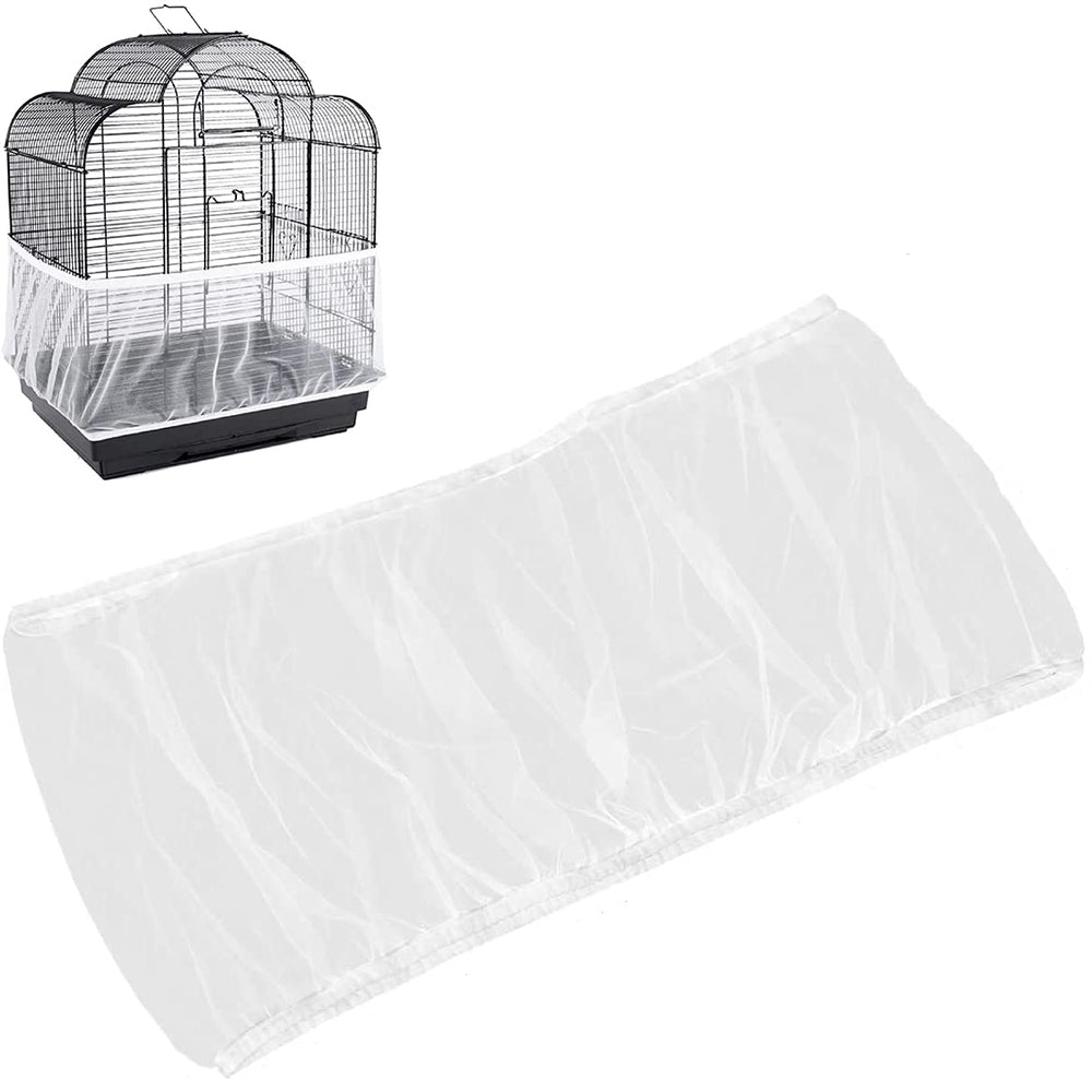 BSBMIEQM universal bird cage seed catcher cover reduces seed mess around cages