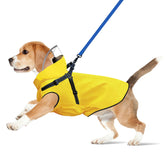 Bsemax dog raincoat hood removable for easy rain protection during outdoor walks.