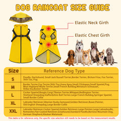Bsemax dog raincoat reflective brim enhances visibility for safer nighttime strolls.