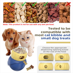 BSISUERM treat-dispenser adjustable-hole – customizable size for different dry foods
