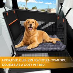 Buatis XL dog bed mat plush and non-slip for easy-clean comfort.