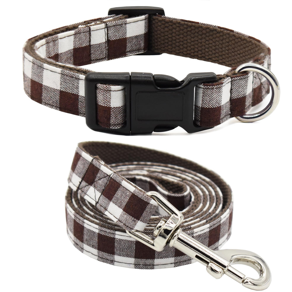 Bubblepup collar close-up showing soft fabric and durable D-ring for secure leash attachment.