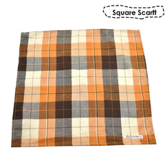 Bubblepup plaid dog bandana large size offers versatile wear on bigger dogs