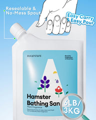 BUCATSTATE bath sand easy-pour bag enables quick, tidy refills.