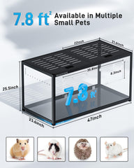 BUCATSTATE 3.0 hamster cage top view showing spacious interior